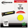 A Picture of product IVR-B542A Innovera® B543A, B542A, B541A, B540A Toner Remanufactured Yellow Replacement for 125A (CB542A), 1,400 Page-Yield