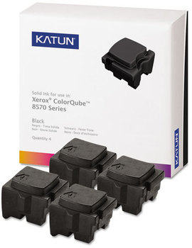 Katun 39395, 39397, 39399, 39401, 39403 Ink Sticks,  108R00930 Solid Ink, 8600 Yld, 4/Box, Black
