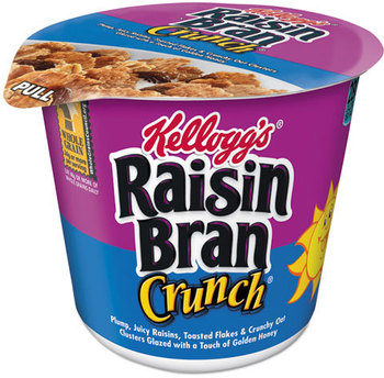 Kellogg's® Good Food to Go!™ Breakfast Cereal,  Raisin Bran Crunch, Single-Serve 2.8oz Cup, 6/Box