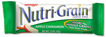 Kellogg's® Nutri-Grain® Cereal Bars,  Apple-Cinnamon, Indv Wrapped 1.3oz Bar, 16/Box