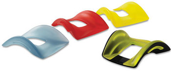 Kensington® SmartFit® Conform Wrist Rest,  Interchangeable Colored Inserts, Black Pad/Cover, Set