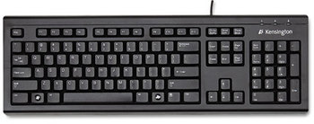 Kensington® Keyboard for Life,  104 Keys, Black
