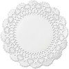 A Picture of product 323-111 Hoffmaster® Cambridge Lace Embossed Round Paper Doilies. 10 in. White. 1000/Carton.