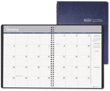 House of Doolittle™ 14-Month 100% Recycled Ruled Monthly Planner 11 x 8.5, Blue Cover, (Dec to Jan): 2023 2025