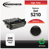 A Picture of product IVR-D5210 Innovera® D5210 Laser Cartridge Remanufactured Black Toner, Replacement for 341-2915, 20,000 Page-Yield