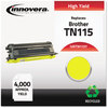 A Picture of product IVR-TN115Y Innovera® TN115BK, TN115C, TN115M, TN115Y Toner Remanufactured Yellow High-Yield Replacement for 4,000 Page-Yield