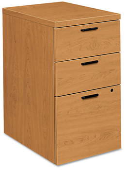 HON® 10500 Series™ Mobile Pedestal File Left or Right, 3-Drawers: Box/Box/File, Legal/Letter, Harvest, 15.75" x 22.75" 28"