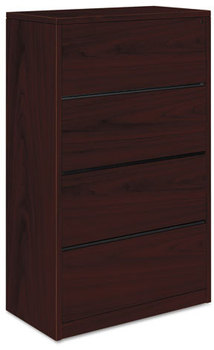 HON® 10500 Series™ Lateral File 4 Legal/Letter-Size Drawers, Mahogany, 36" x 20" 59.13"