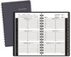 A Picture of product AAG-7007505 AT-A-GLANCE® Weekly Appointment Book Ruled for Hourly Appointments Block Format 8 x 5, Black Cover, 12-Month (Jan to Dec): 2024
