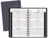 A Picture of product AAG-7007505 AT-A-GLANCE® Weekly Appointment Book Ruled for Hourly Appointments Block Format 8 x 5, Black Cover, 12-Month (Jan to Dec): 2025