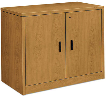 HON® 10500 Series™ Storage Cabinet with Doors w/Doors, 36w x 20d 29.5h, Harvest