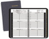 A Picture of product AAG-7007505 AT-A-GLANCE® Weekly Appointment Book Ruled for Hourly Appointments Block Format 8 x 5, Black Cover, 12-Month (Jan to Dec): 2025