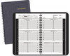 A Picture of product AAG-7007505 AT-A-GLANCE® Weekly Appointment Book Ruled for Hourly Appointments Block Format 8 x 5, Black Cover, 12-Month (Jan to Dec): 2025