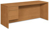 A Picture of product HON-10546LCC HON® 10500 Series™ Single Pedestal Credenza,  72w x 24d x 29-1/2h, Harvest