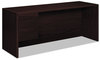 A Picture of product HON-10546LNN HON® 10500 Series™ Single Pedestal Credenza 3/4-Height Left 72w x 24d 29.5h, Mahogany