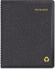 A Picture of product AAG-70120G05 AT-A-GLANCE® Recycled Monthly Planner with Perforated Memo Section, 8.75 x 7, Black Cover, 12-Month (Jan to Dec): 2024