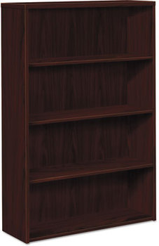 HON® 10500 Series™ Laminate Bookcase Four-Shelf, 36w x 13.13d 57.13h, Mahogany