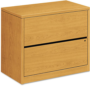 HON® 10500 Series™ Lateral File 2 Legal/Letter-Size Drawers, Harvest, 36" x 20" 29.5"