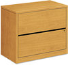 A Picture of product HON-10563CC HON® 10500 Series™ Lateral File 2 Legal/Letter-Size Drawers, Harvest, 36" x 20" 29.5"