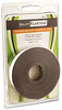 A Picture of product BAU-66010 Baumgartens Adhesive-Backed Magnetic Tape,  Black, 1/2" x 10ft, Roll