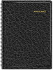 A Picture of product AAG-7022205 AT-A-GLANCE® Two-Person Group Daily Appointment Book 11 x 8, Black Cover, 12-Month (Jan to Dec): 2024