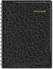 A Picture of product AAG-7022205 AT-A-GLANCE® Two-Person Group Daily Appointment Book 11 x 8, Black Cover, 12-Month (Jan to Dec): 2025