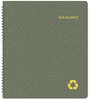 A Picture of product AAG-70260G60 AT-A-GLANCE® Recycled Monthly Planner 11 x 9, Green Cover, 13-Month (Jan to Jan): 2024 2025