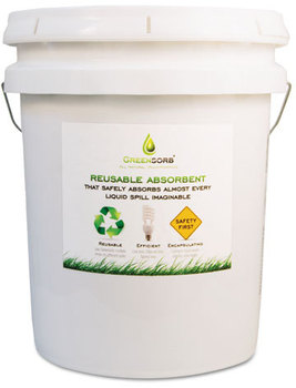 GreenSorb™ Sorbent,  Clay, 25 lb Bucket