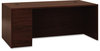 A Picture of product HON-105896LNN HON® 10500 Series™ "L" Workstation Single Pedestal Desk with Full-Height Left 72" x 36" 29.5", Mahogany