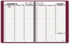 A Picture of product AAG-7095050 AT-A-GLANCE® Weekly Appointment Book 11 x 8.25, Winestone Cover, 13-Month (Jan to Jan): 2024 2025