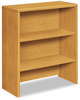 A Picture of product HON-107292CC HON® 10700 Series™ Bookcase Hutch 32.63w x 14.63d 37.13h, Harvest