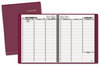 A Picture of product AAG-7095050 AT-A-GLANCE® Weekly Appointment Book 11 x 8.25, Winestone Cover, 13-Month (Jan to Jan): 2024 2025