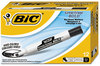 A Picture of product BIC-DEC11BK BIC® Great Erase® Bold Tank-Style Dry Erase Marker,  Chisel Tip, Black, Dozen