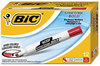A Picture of product BIC-DEC11RD BIC® Great Erase® Bold Tank-Style Dry Erase Marker,  Chisel Tip, Red, Dozen