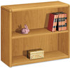 A Picture of product HON-10752CC HON® 10700 Series™ Wood Bookcases Bookcase, Two-Shelf, 36w x 13.13d 29.63h, Harvest