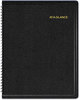 A Picture of product AAG-70950V05 AT-A-GLANCE® Triple View™ Weekly/Monthly Appointment Book Weekly Vertical-Column Format 11 x 8.25, Black Cover, 12-Month (Jan to Dec): 2025