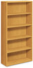 A Picture of product HON-10755CC HON® 10700 Series™ Wood Bookcases Bookcase, Five-Shelf, 36w x 13.13d 71h, Harvest