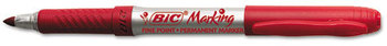 BIC® Marking™ Fine Tip Permanent Marker,  Rambunctious Red, Dozen