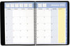 A Picture of product AAG-760605 AT-A-GLANCE® QuickNotes® Monthly Planner 11 x 8.25, Black Cover, 12-Month (Jan to Dec): 2024