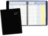 A Picture of product AAG-760605 AT-A-GLANCE® QuickNotes® Monthly Planner 11 x 8.25, Black Cover, 12-Month (Jan to Dec): 2025