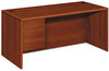 A Picture of product HON-10784LCO HON® 10700 Series™ "L" Workstation Desk with Three-Quarter Height Pedestal on Left 66" x 30" 29.5", Cognac