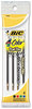 A Picture of product BIC-MRM41 BIC® Refill for BIC® 4-Color Retractable Ballpoint Pens,  Medium, BLK, BE, GN, Red Ink