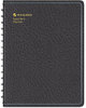 A Picture of product AAG-8015505 AT-A-GLANCE® Undated Teacher's Planner Weekly, Two-Page Spread (Nine Classes), 10.88 x 8.25, Black Cover