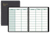 A Picture of product AAG-8015505 AT-A-GLANCE® Undated Teacher's Planner Weekly, Two-Page Spread (Nine Classes), 10.88 x 8.25, Black Cover