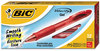 A Picture of product BIC-RLC11RD BIC® Gelocity® Retractable Gel Roller Ball Pen,  Red Ink, .7mm, Medium, Dozen