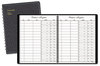 A Picture of product AAG-8058005 AT-A-GLANCE® Visitor Register Book Black Cover, 10.88 x 8.38 Sheets, 60 Sheets/Book