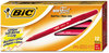 A Picture of product BIC-SGSM11RD BIC® Soft Feel® Stick Ballpoint Pen,  Red Ink, 1mm, Medium, Dozen