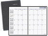 A Picture of product AAG-AY200 AT-A-GLANCE® DayMinder® Monthly Planner Academic Year, Ruled Blocks, 12 x 8, Black Cover, 14-Month (July to Aug): 2024 2025