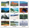 A Picture of product AAG-DMW20028 AT-A-GLANCE® Scenic Monthly Wall Calendar Landscape Photography, 12 x 17, White/Multicolor Sheets, 12-Month (Jan to Dec): 2025