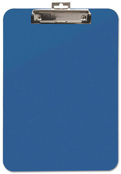 Baumgartens Mobile OPS™ Unbreakable Recycled Clipboard,  1/4" Capacity, 8 1/2 x 11, Blue